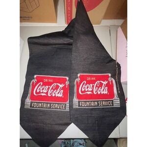 Coca-Cola Fountain Service Black Red Table‎ Runner